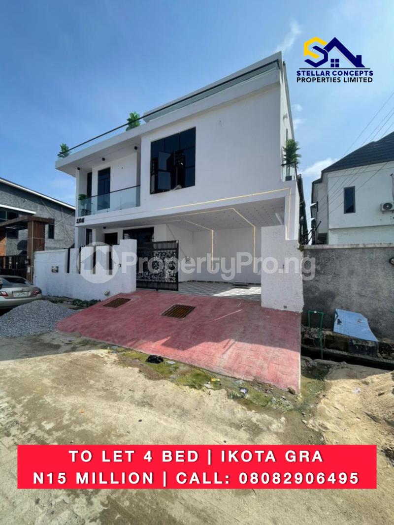 4 bedroom House for rent Ikota Lagos Ikota Lekki Lagos