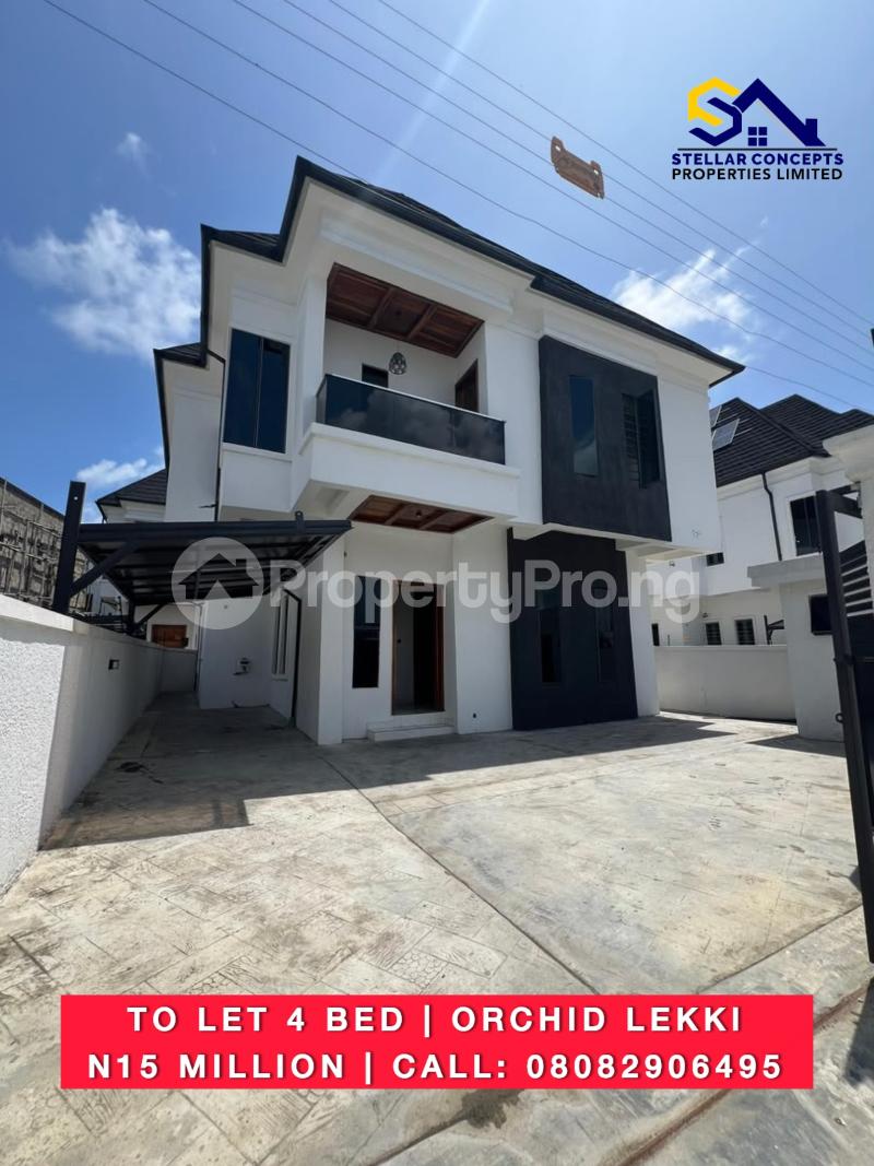 4 bedroom House for rent Orchid Lekki Orchid Lekki Lagos