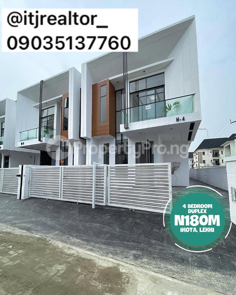 4 bedroom House for sale Ikota Lekki Lagos