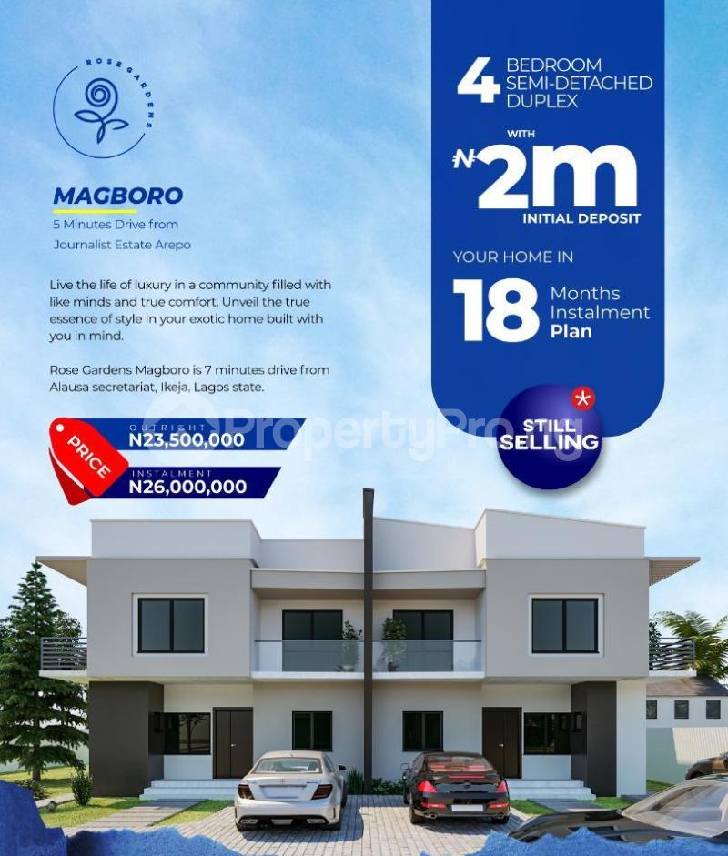 4 bedroom House for sale Magboro Arepo Arepo Ogun