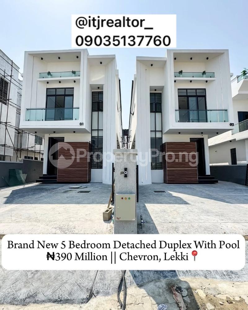 5 bedroom House for sale chevron Lekki Lagos