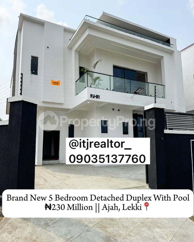 5 bedroom House for sale Ajah Lagos