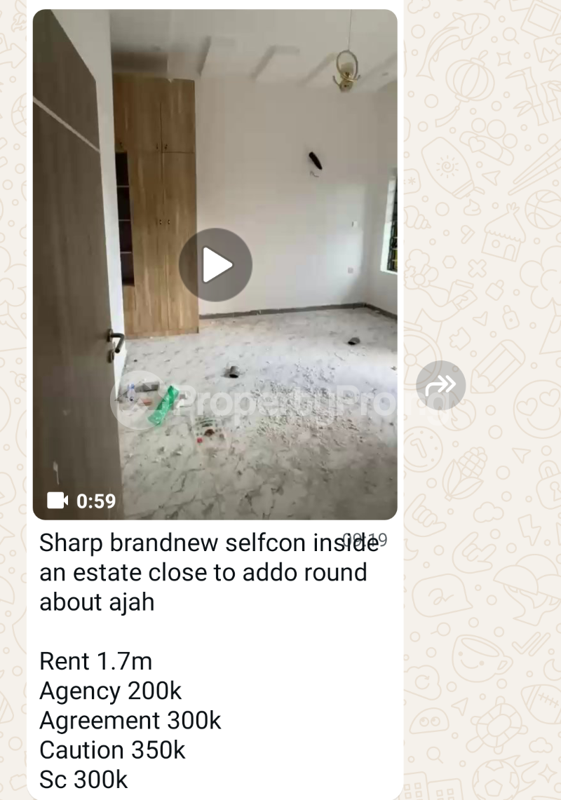 1 bedroom Flat / Apartment for rent Close To Ado Roundabout Badore Ajah Lagos