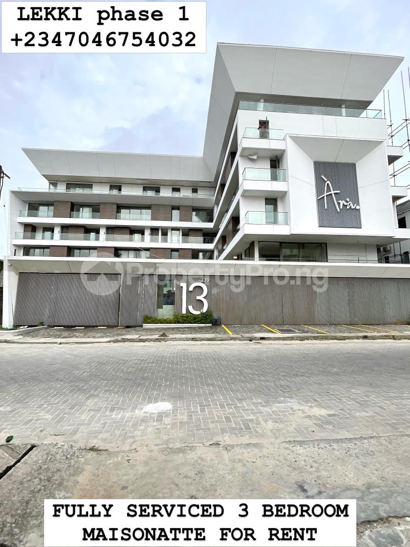 3 bedroom Flat / Apartment for rent Lekki Phase 1 Lekki Lagos
