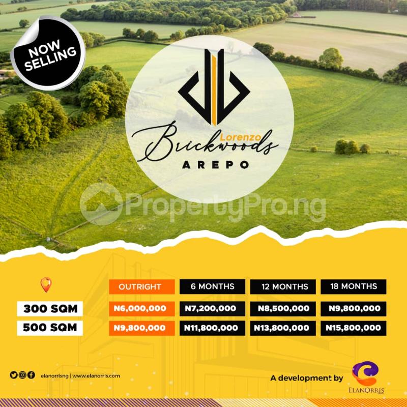 Land for sale Journalist Estate,arepo Arepo Arepo Ogun