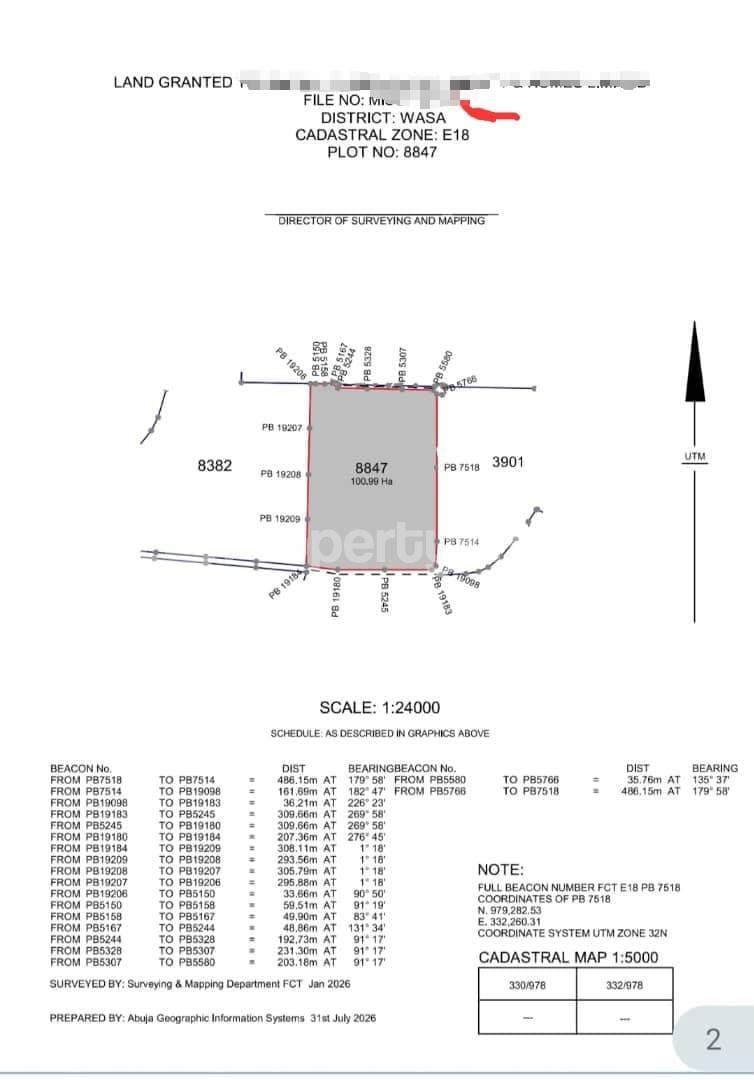 10 bedroom Land for sale Wasa Wasa Apo Abuja - 0