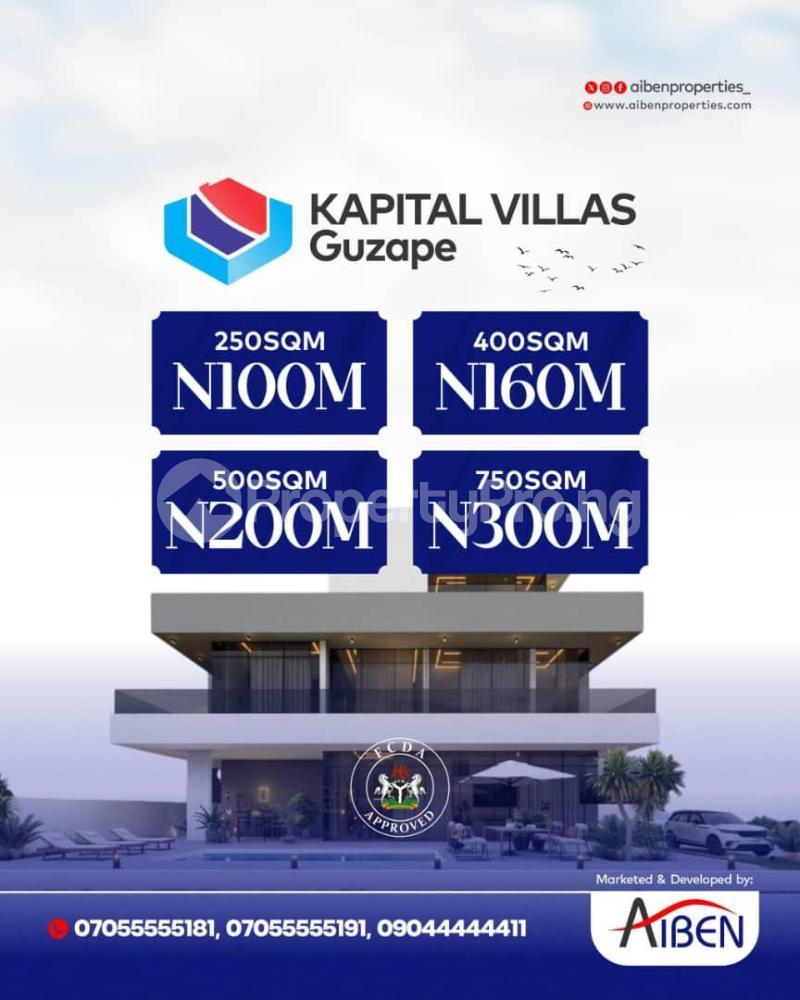Land for sale Kapital Villas Guzape Abuja