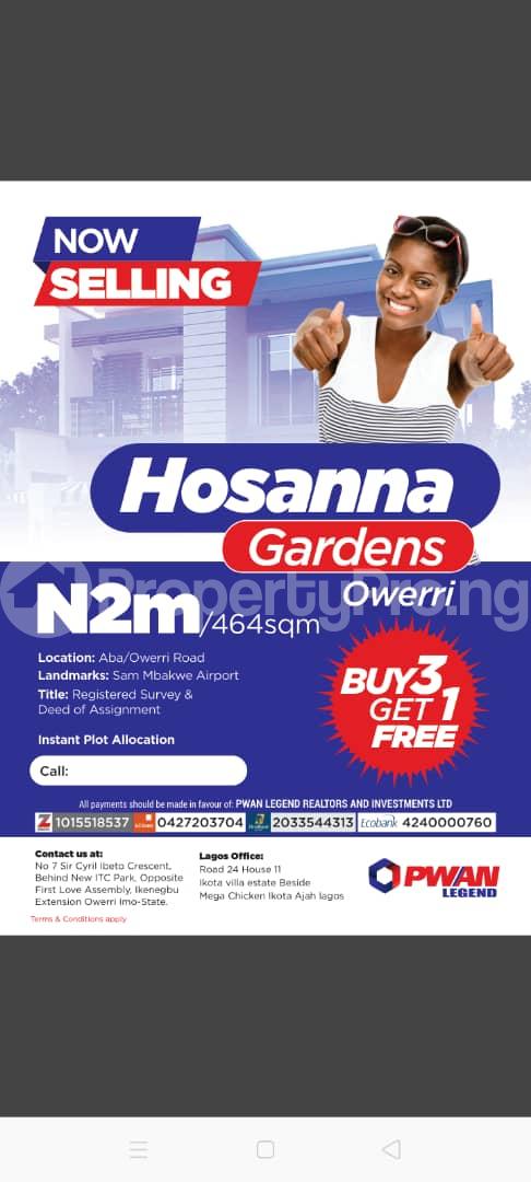 Land for sale Aba Road Owerri Imo