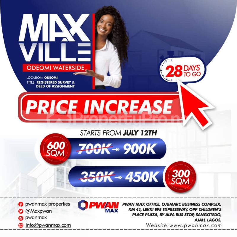 Land for sale Odeomi Ibeju-Lekki Lagos