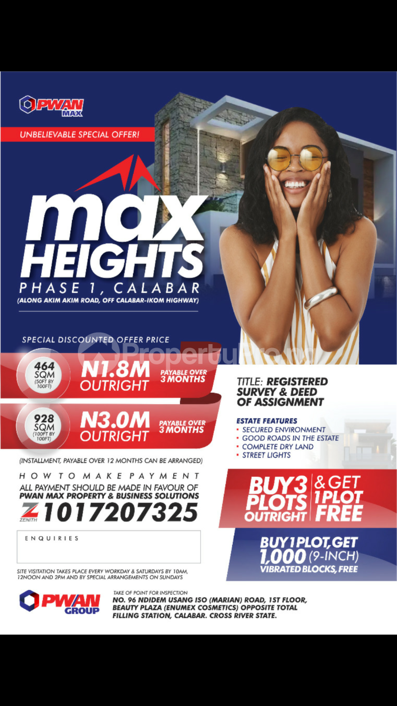 Land for sale Calabar Calabar Cross River