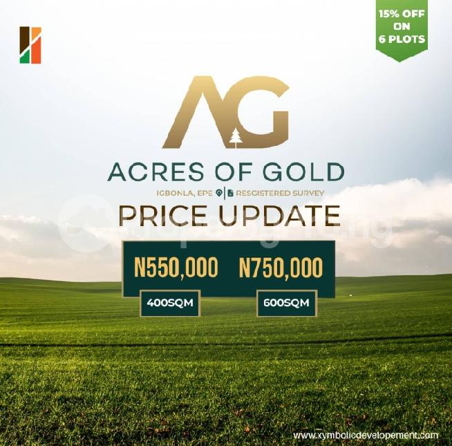 Land for sale Less Than 5 Minutes From Augustine University, About 10 Minutes From Michael Otedola Housing Estate And Not More Than 15 Minutes From Epe Ijebu Ode Toll Gate. Epe Road Epe Lagos