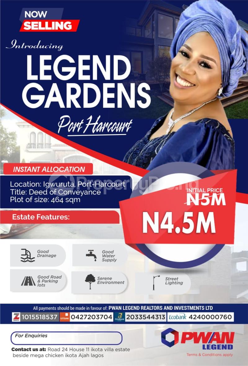 Land for sale Igwuruta Port Harcourt Rivers