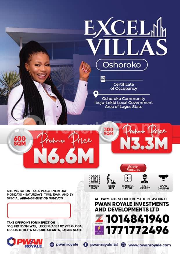 Land for sale Oshokoro Community Ibeju Lekki Ibeju-Lekki Lagos