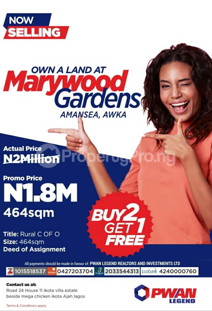 Land for sale Awka North Anambra