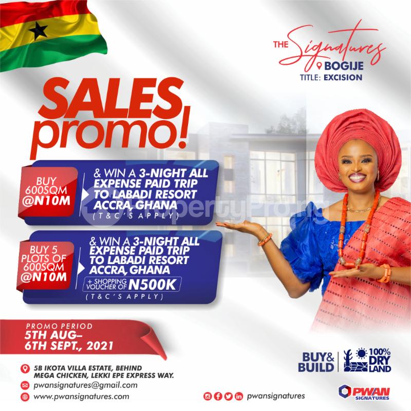 Land for sale Bogije Lekki,along Epe Expressway Ibeju-Lekki Lagos