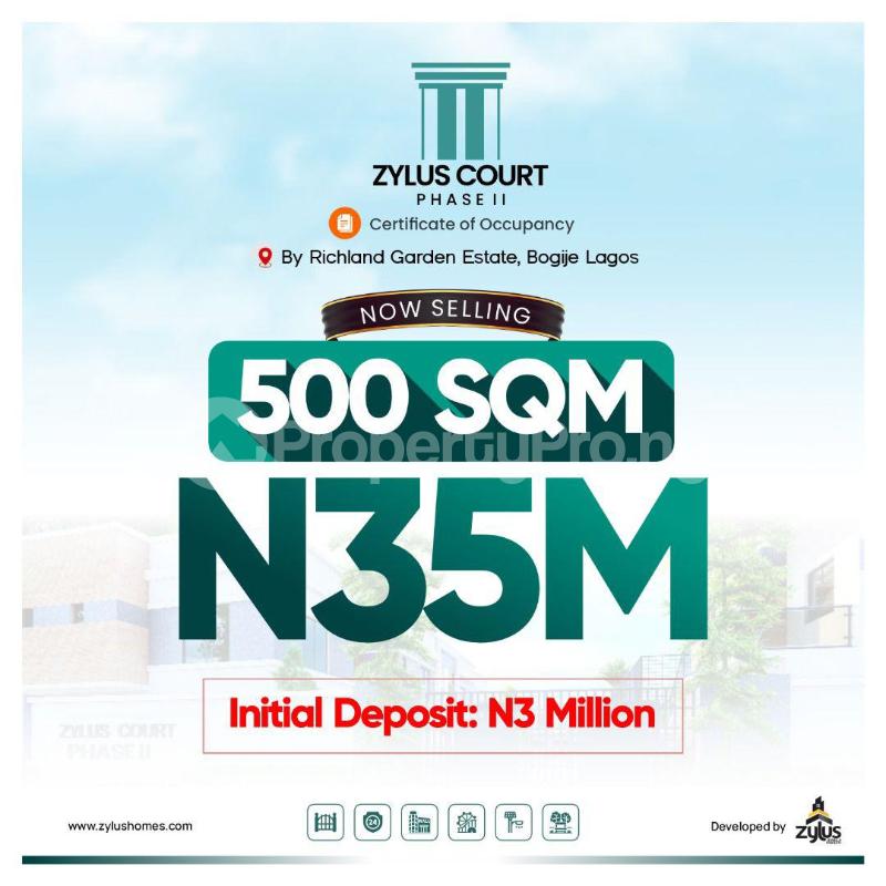 Land for sale Beachwood Estate, Pan African University, Lagos Business School, Novare Mall Bogije Sangotedo Lagos