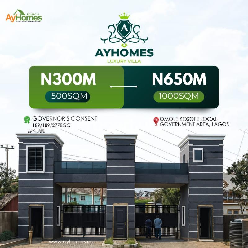 Land for sale Kosofe/Ikosi Lagos