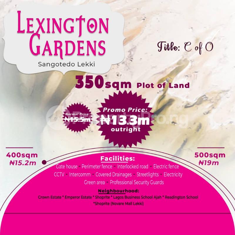 Land for sale   Sangotedo Lagos