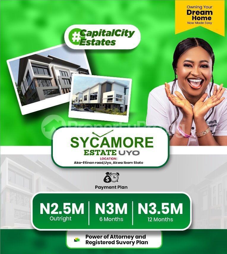 Land for sale Ndon Obot Idim/ikot Otong / In Nsit Ibom Lga/ Sycamore Estate Uyo Akwa Ibom