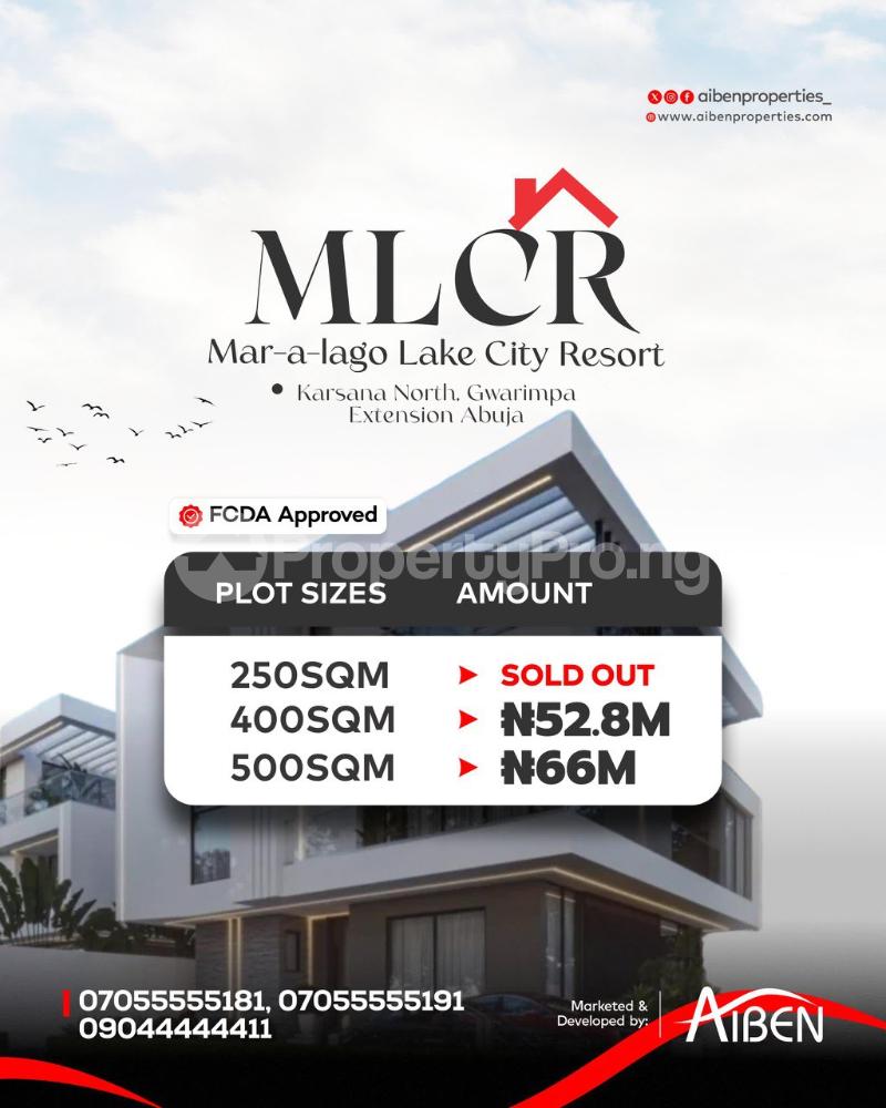 Land for sale Maralago Lake City Resort Karsana Abuja