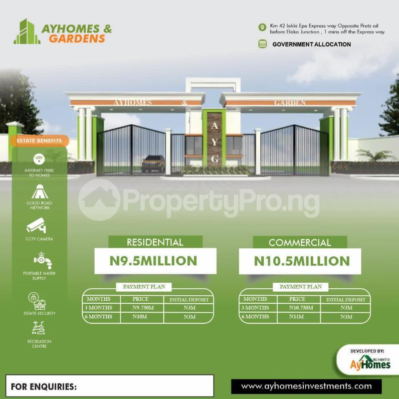 Land for sale Ibeju Lekki Lagos Ibeju-Lekki Lagos