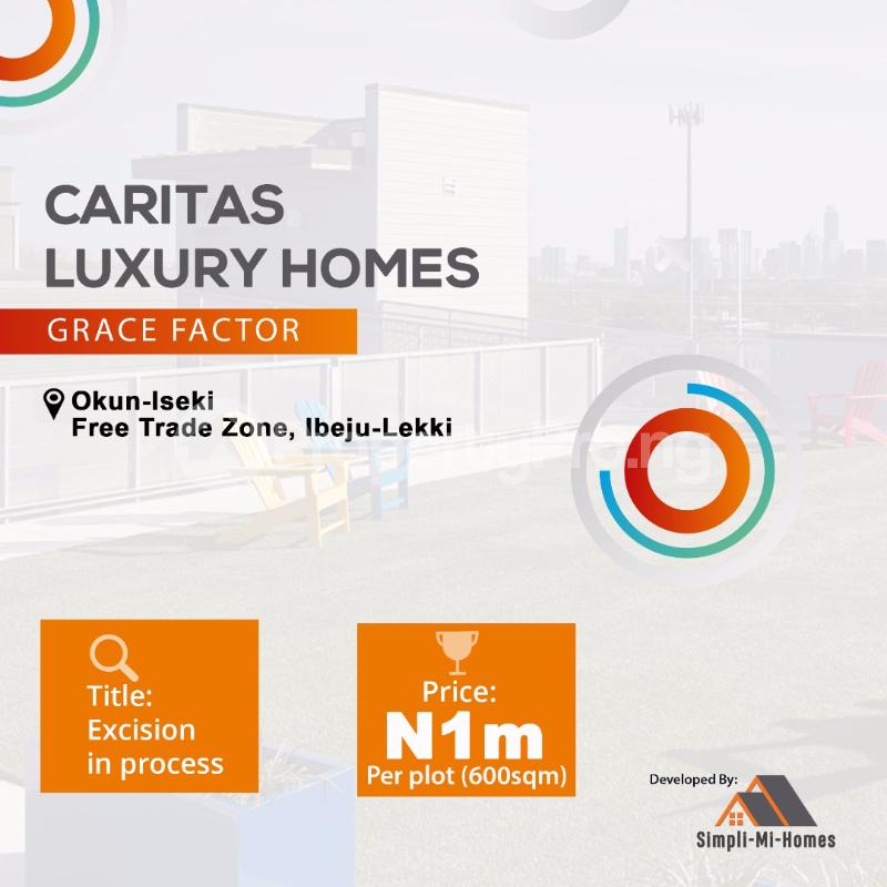 Land for sale Okun Iseki Free Trade Zone LaCampaigne Tropicana Ibeju-Lekki Lagos - 0