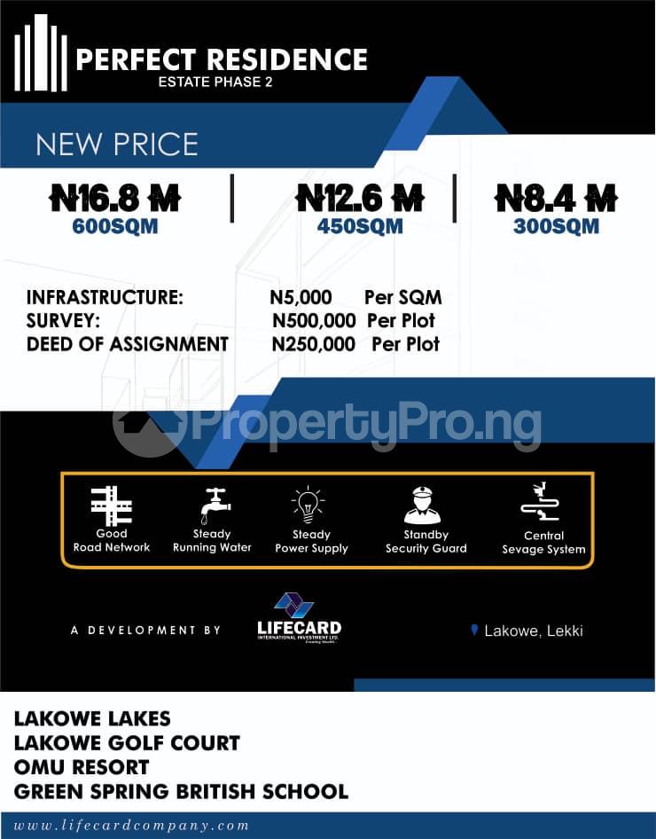 Land for sale Lakowi Lekki Lekki Lagos