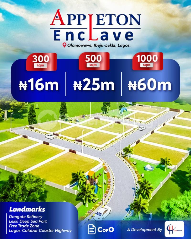 Land for sale Free Trade Zone Ibeju-Lekki Lagos
