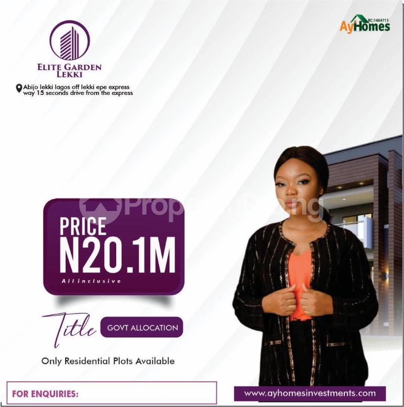 Land for sale Abijo Gra Sangotedo Lagos