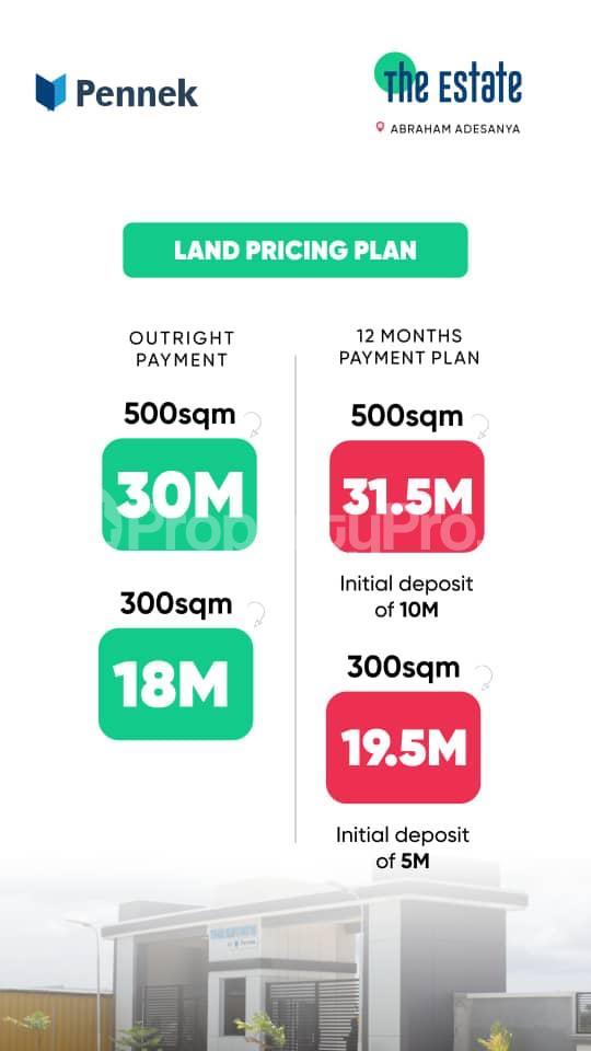 Land in Abraham adesanya estate Ajah Lagos Land for sale in ajah