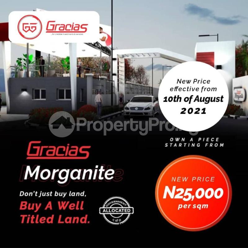 Land for sale Gracias Morganite Estate Ajah Lagos
