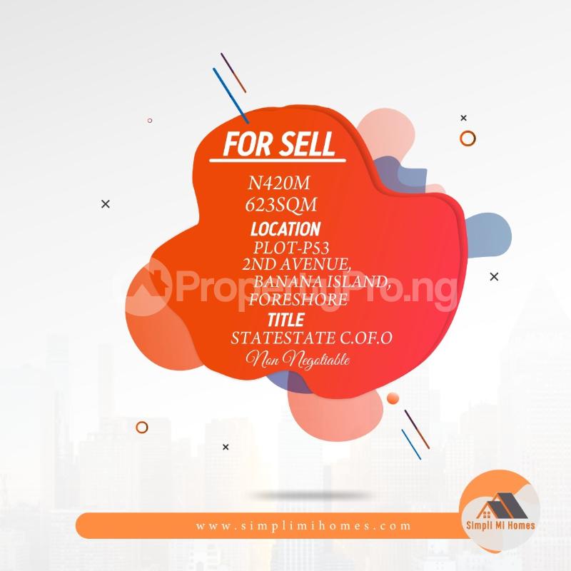 Land for sale Plot P53 2nd Avenue Banana Island Foreshore Banana Island Ikoyi Lagos - 0
