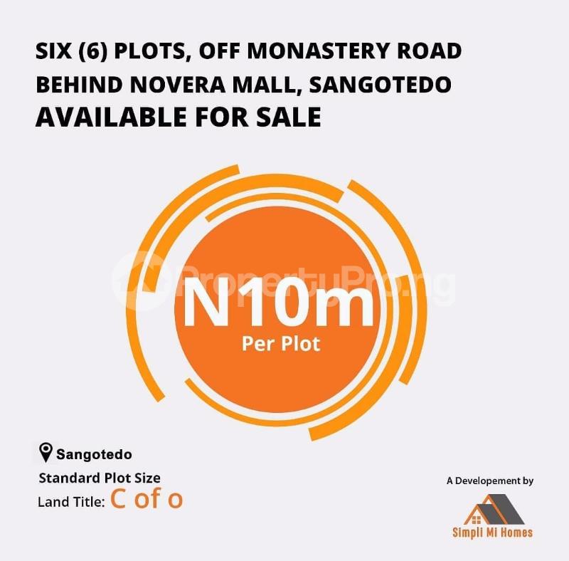 Land for sale Off Monastery Road Behind Novera Mall Sangotedo Sangotedo Ajah Lagos
