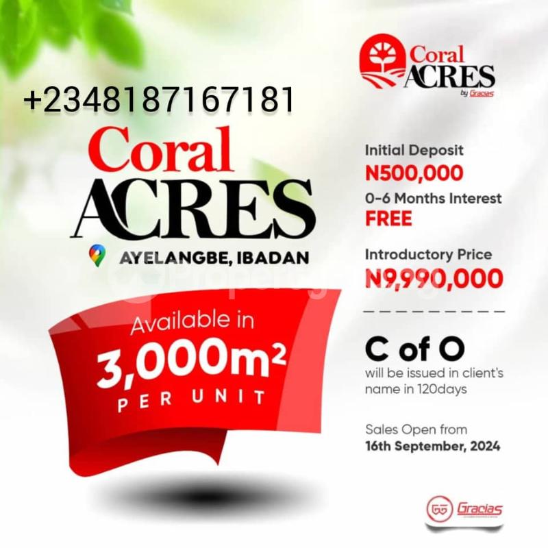 Land for sale Ibadan /iseyin Road Ibadan Oyo - 0