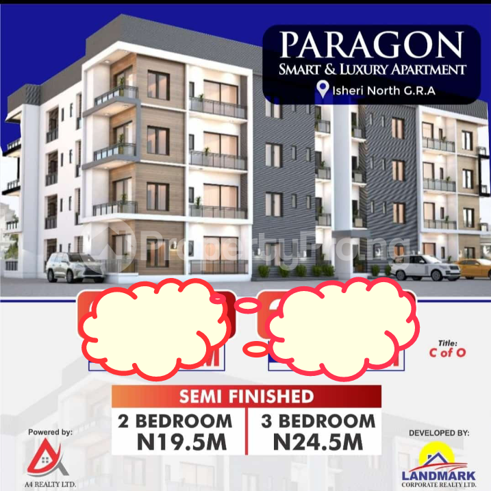2 bedroom House for sale Paragon Smart & Luxury Apartment, G.r.a Isheri North Ojodu Lagos