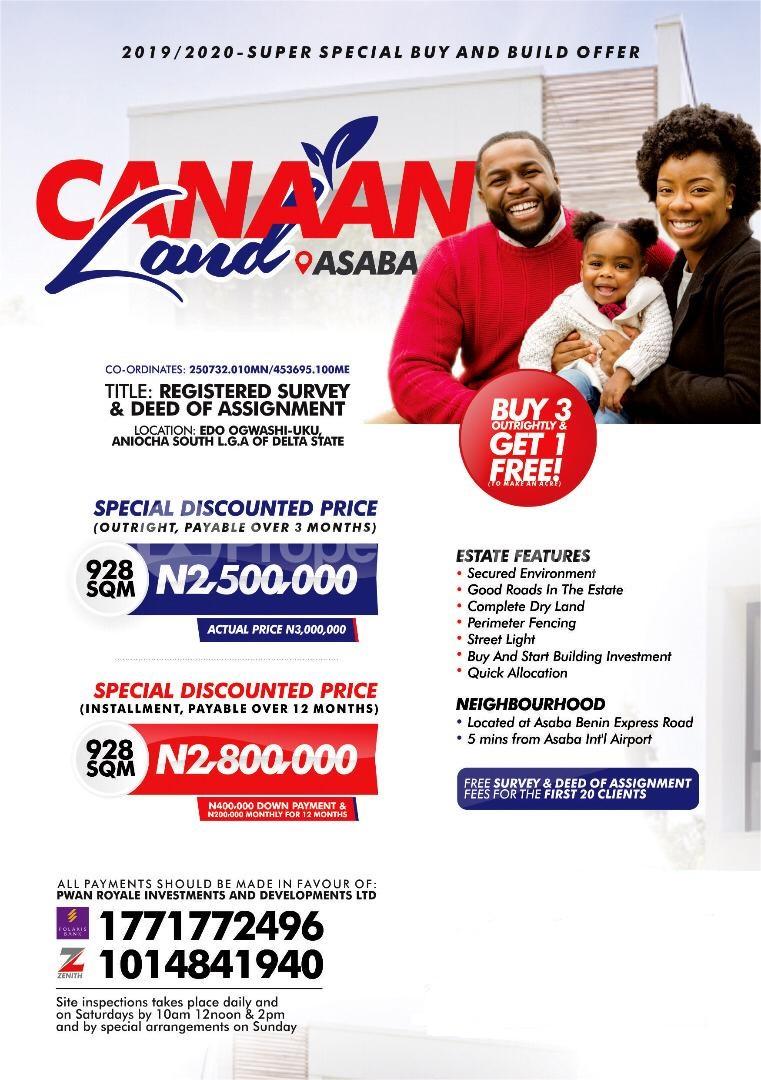 Land for sale Edo Ogwashi Uku Asaba Delta