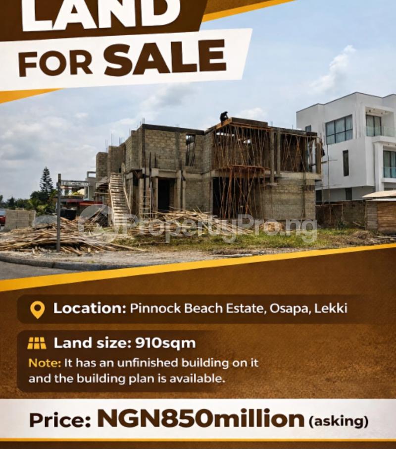 Land for sale Pinnock Beach Estate Osapa london Lekki Lagos