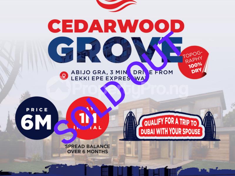 Land for sale Abijo Ajah Lagos