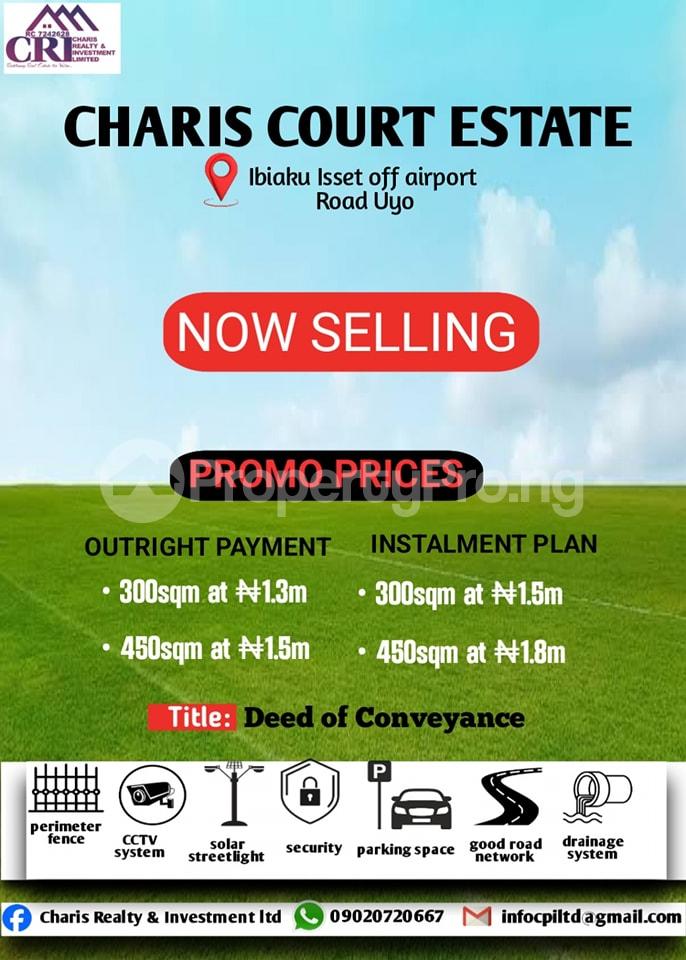 Land for sale Off Airport Road By Full Life Academy And Dakkada Luxury Estate Uruan Akwa Ibom