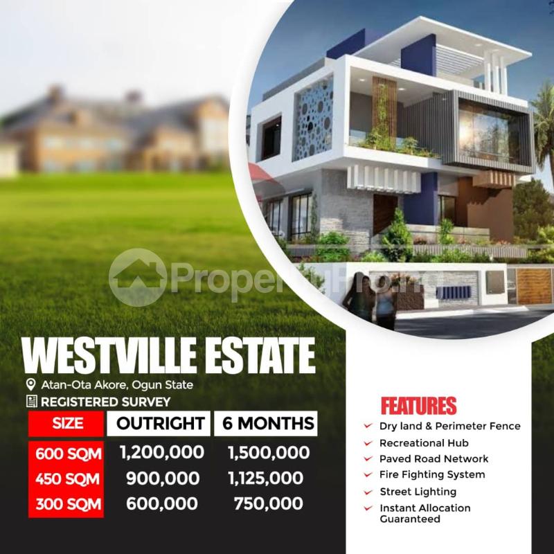 Land for sale Atan Ota Akore Ado Odo/Ota Ogun