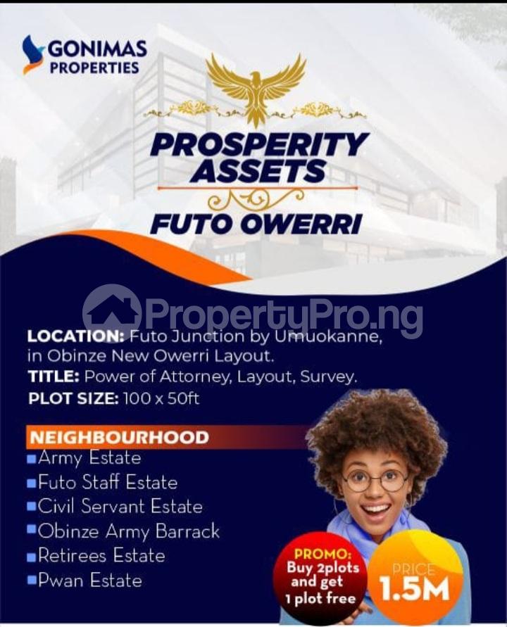 Land for sale Obinze New Layout Futo Junction Owerri Imo