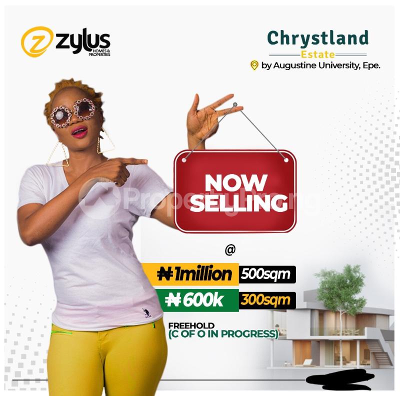 Land for sale Augustina University Epe Road Epe Lagos