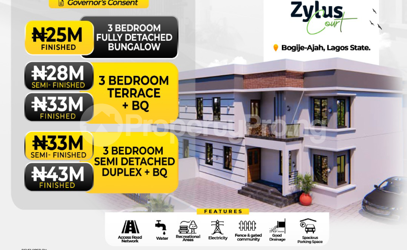 House for sale Zylus Court Extension Bogije Sangotedo Lagos