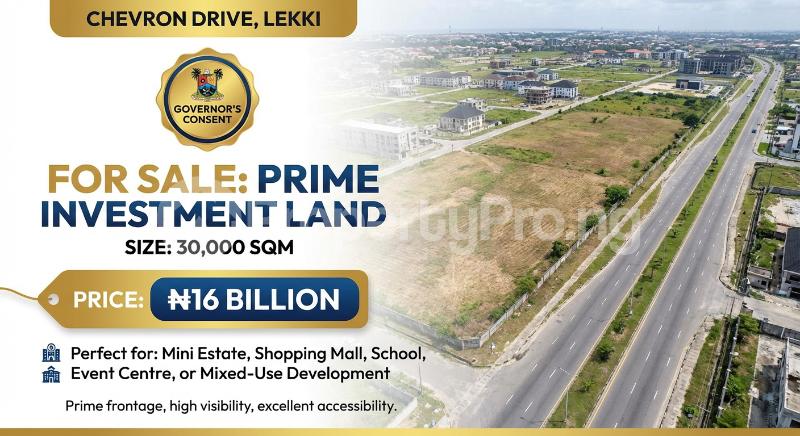 Land for sale Chevron Drive Lekki Lagos