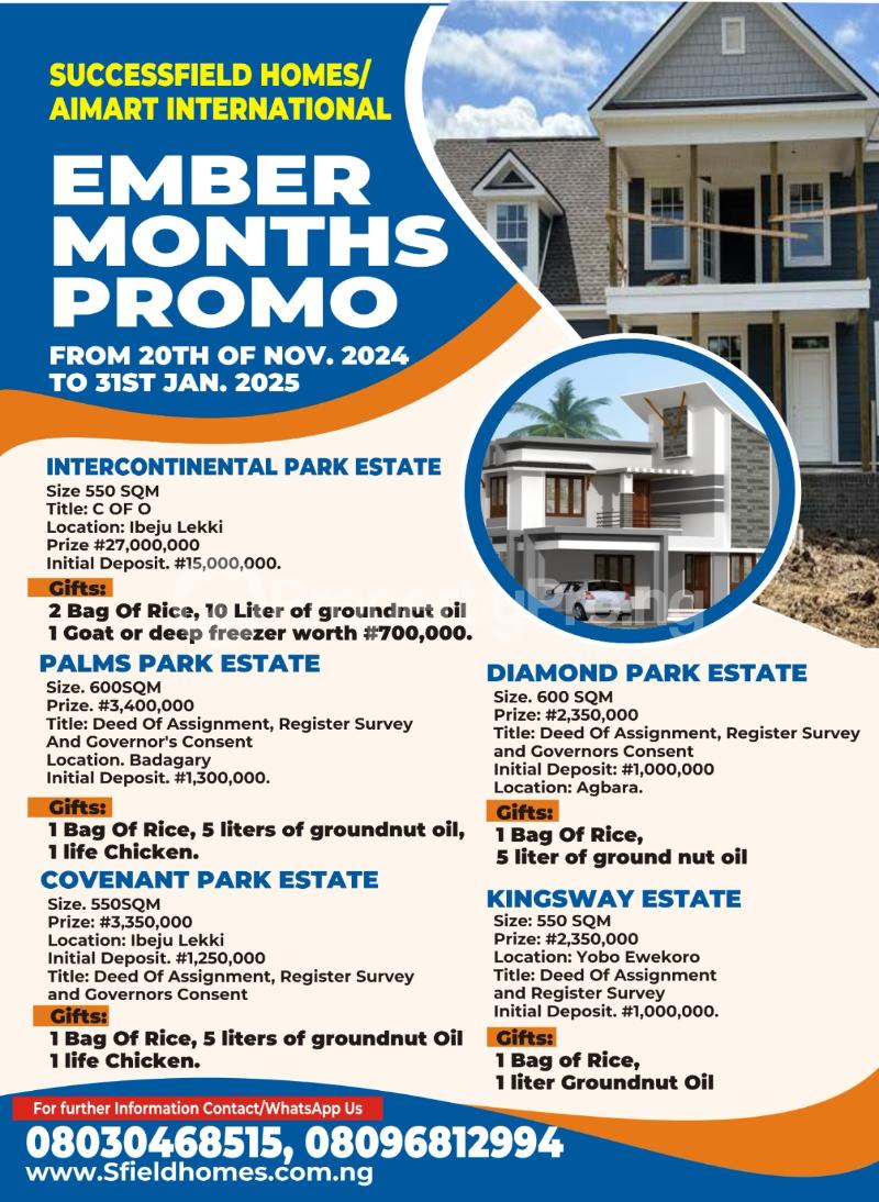 Land for sale Free Trade Zone And Dangote Refinery Ibeju-Lekki Lagos - 0