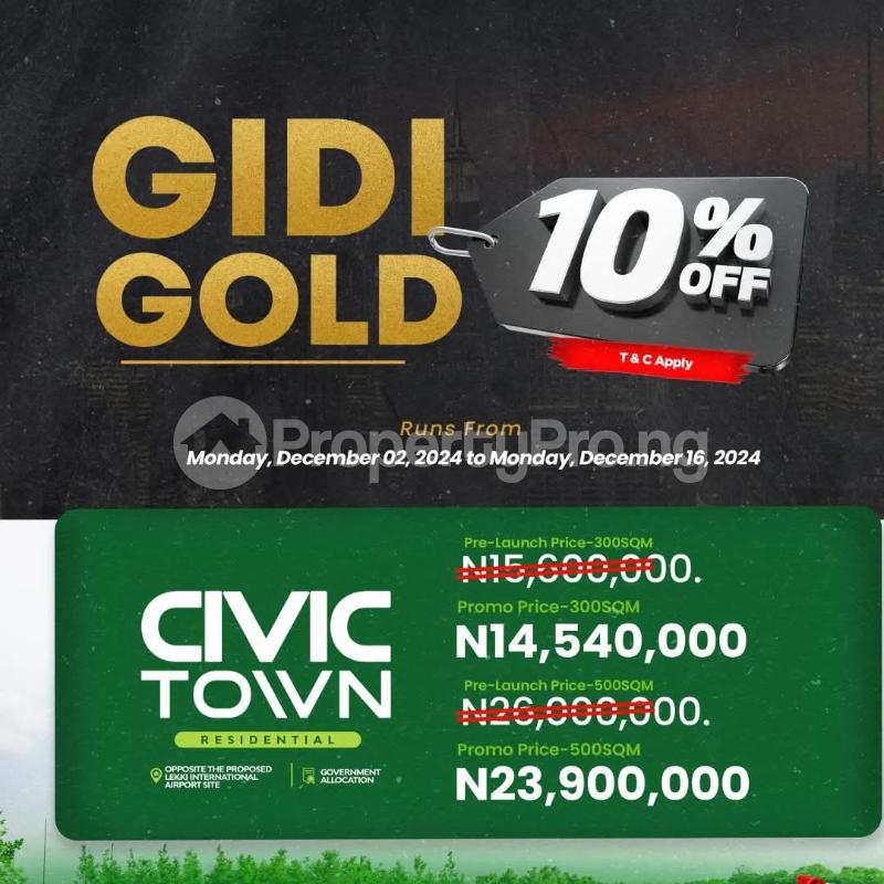 Land for sale Ibeju-Lekki Lagos