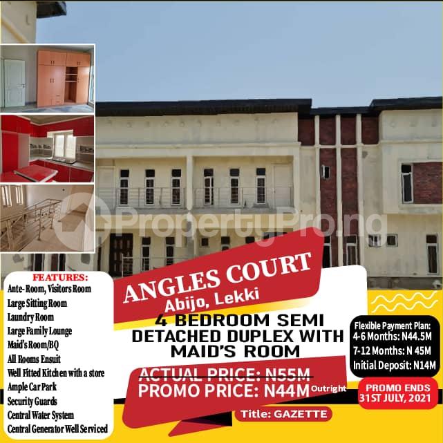 4 bedroom House for sale Angles Court Abijo Ajah Lagos