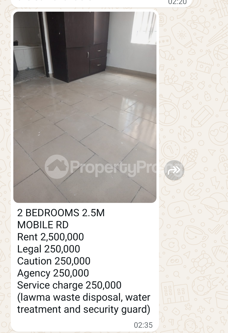 2 bedroom Flat / Apartment for rent  Mobil Road Ajah Lagos