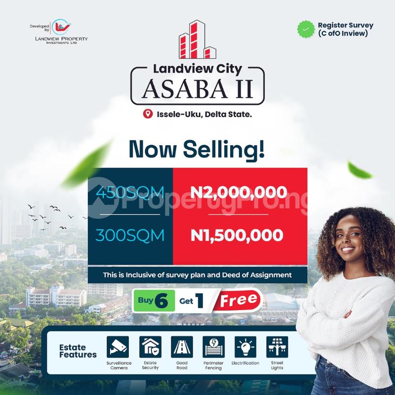 Land for sale Issele Uku/ Landview City Asaba 2/ Asaba Delta - 2