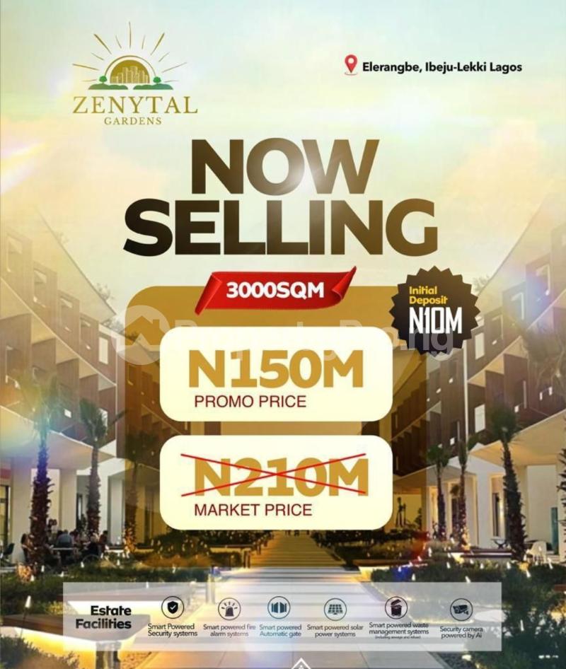 Land for sale Zenytal Gardens Estate Eleranigbe Ibeju-Lekki Lagos